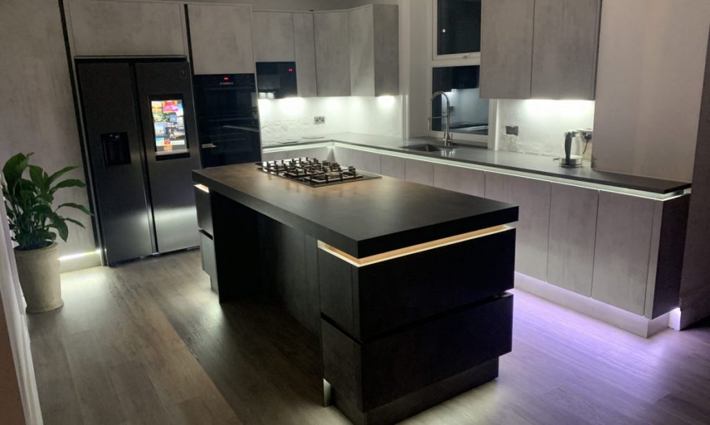 Concrete and quartz kitchens