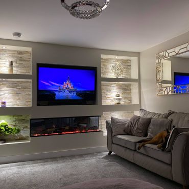 media wall without fireplace