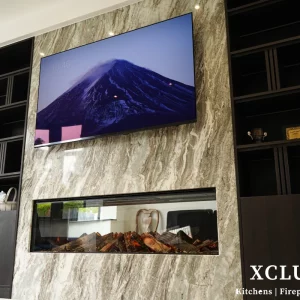 media wall fireplace shelves sheffield