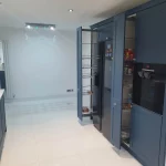 elegant kitchen's storage solution