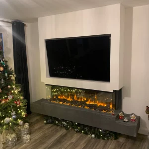 floating fireplace