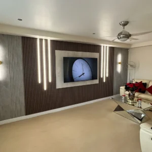 custom media wall