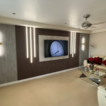 custom media wall